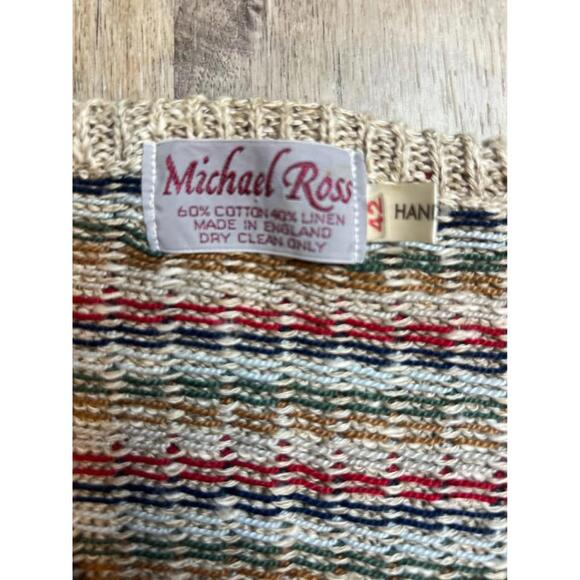 Vintage Michael Ross Fair Isle Sweater Vest 42 - Picture 3 of 10